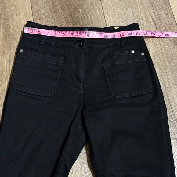 MAEVE Anthropologie Junie High Rise Slim Jeans Size 28 Black - Picture 7 of 13